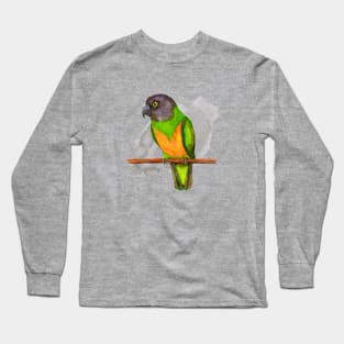 Senegal parrot watercolor Long Sleeve T-Shirt